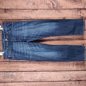 34x30 Vtg Mavi Zach Straight Leg Stretch Limited Edition Blue Jeans